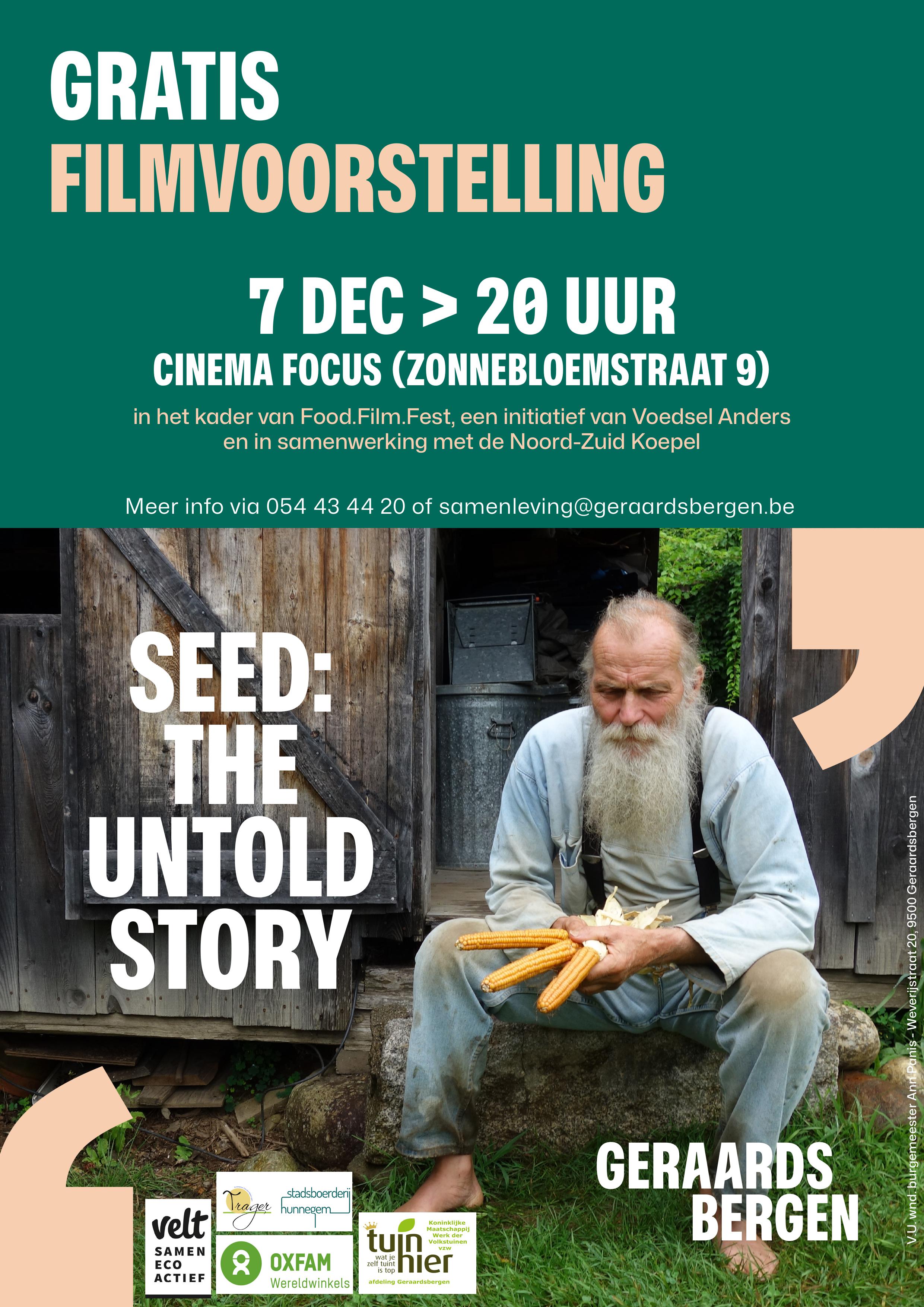 Voedsel Anders: Food Film Fest in Geraardsbergen